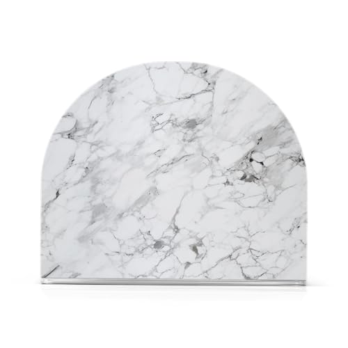 Grey Marble Print Napkin Holder for Table Paper Napkins Holder Acrylic Tissue Dispenser Kitchen Dining Room Bathroom Party Car Decor