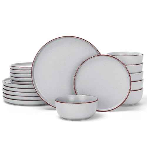 Mercury 18 Piece Stoneware Dinnerware Set
