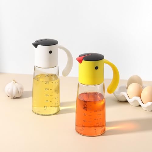 Olive Oil Dispenser Bottle Auto Flip 10 oz