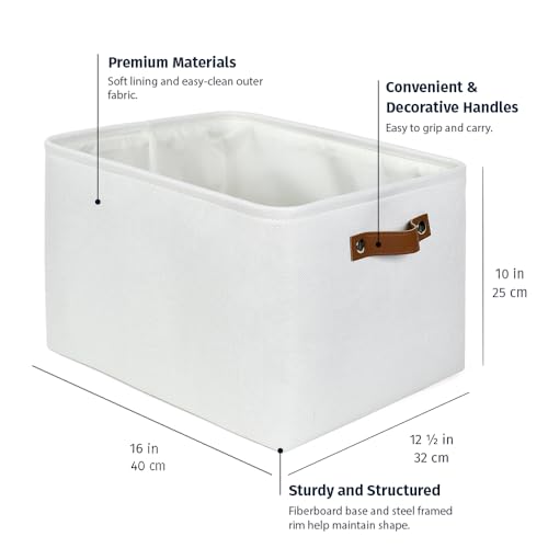 16x12.5in Storage Baskets (3 Count)