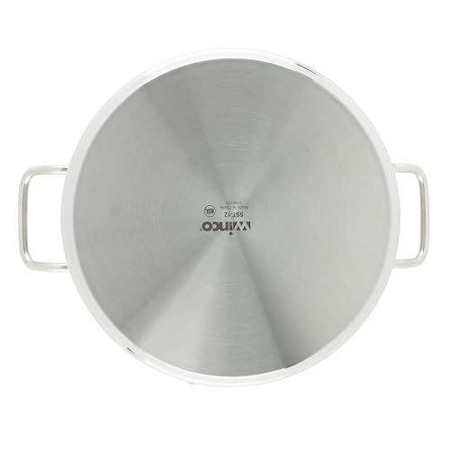 Silver 12 qt Stainless Steel Stock Pot with Cover