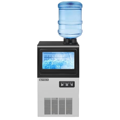 90LBS 24H Ice Maker Machine with 2 Water Inlets