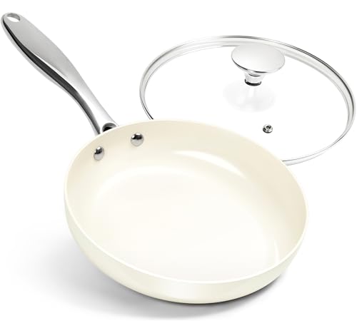 8 Inch Nonstick Frying Pan with Lid