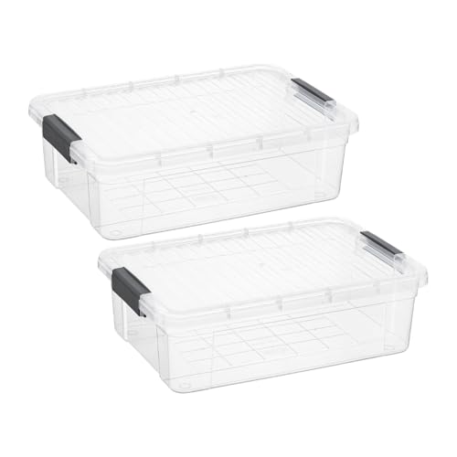Storage Bins with Lids (2 Count)