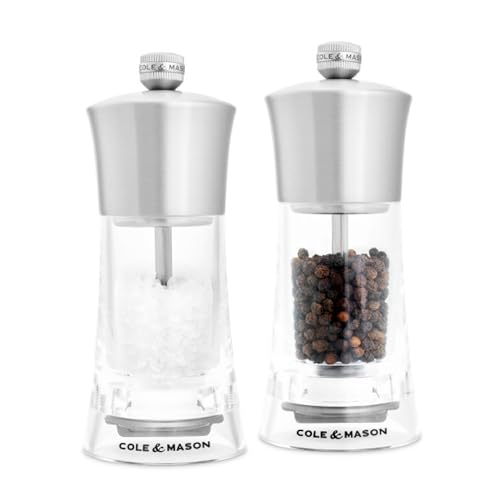 Bromley, 6", Acrylic Salt & Pepper Mill Gift Set (2 Count)