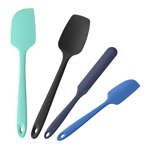 600°F Heat Resistant Silicone Spatula Scrapers (4 Count)