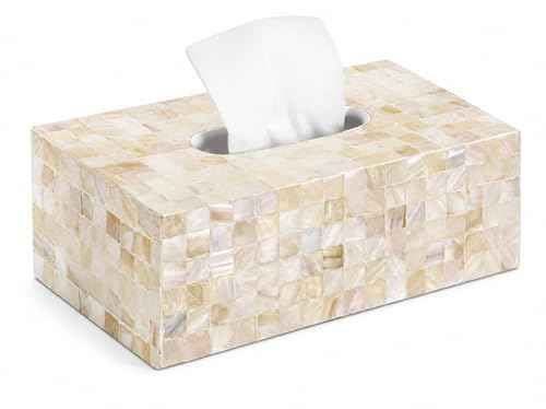 Handmade Mother of Pearl Tissue Box