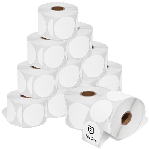 2" Circle Direct Thermal Labels (12 Count)
