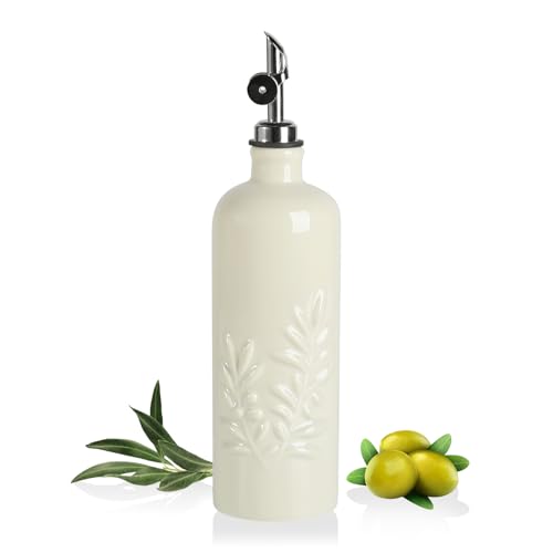 Sweejar 18 Oz Oil Dispenser for Kitchen with Gravity Spout
