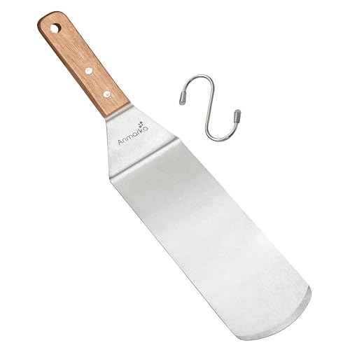 Stainless Steel Spatula with Wooden Handle