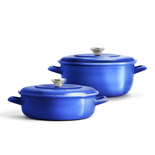 3.7QT & 5.5QT Dutch Ovens with Lids