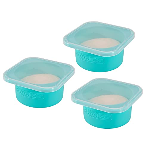 500ml Individual Dough Storage Vessels with Airtight Lid (3 Count)