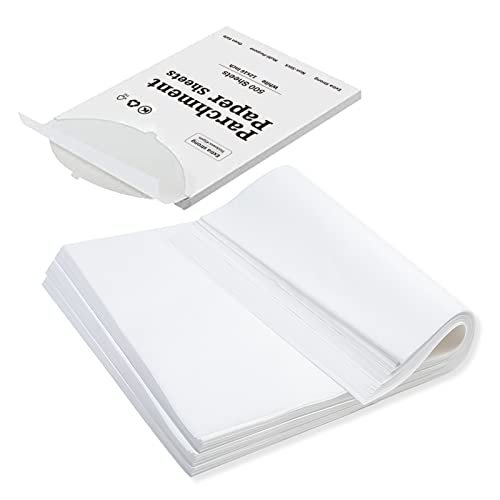 500 Pcs Parchment Paper Baking Sheets