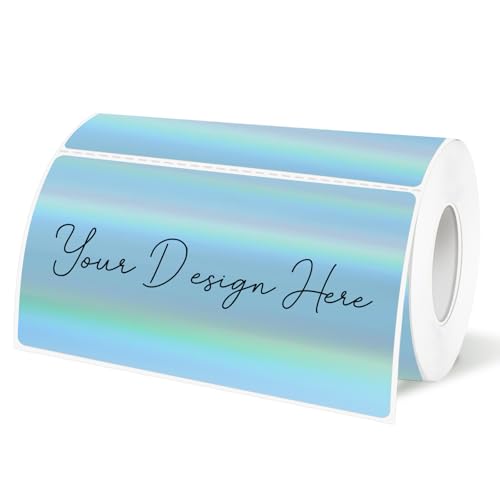 2x4 Inch Holographic Thermal Labels