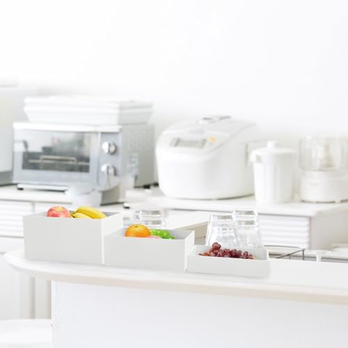 6 Pack White Buffet Food Risers