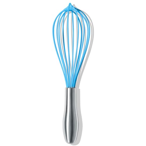 10 Inch Blue Silicone Whisk
