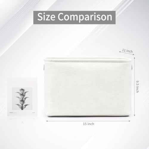 Storage Bins Large Fabric Storage Baskets for Shelves 3 Pack (3 Count)