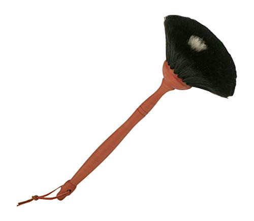 Dust Brush with Goat Hair Bristles and Oiled Pearwood Handle