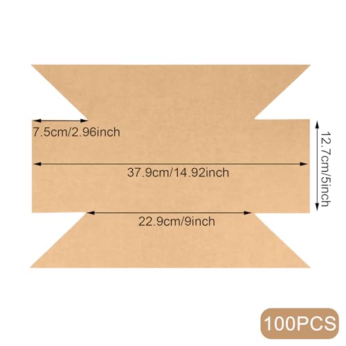 100 Pcs 9x5 in Loaf Pan Liners for Baking Bread Pan Parchment Paper (100 Count)