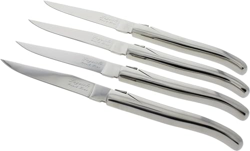 Laguiole Connoisseur Set of 4 Stainless Steel Steak Knives (4 Count)
