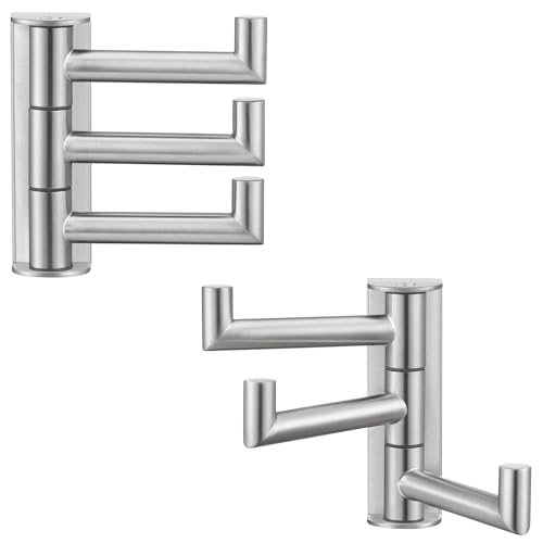 Swivel Towel Hook Brushed Nickel (2 Count)
