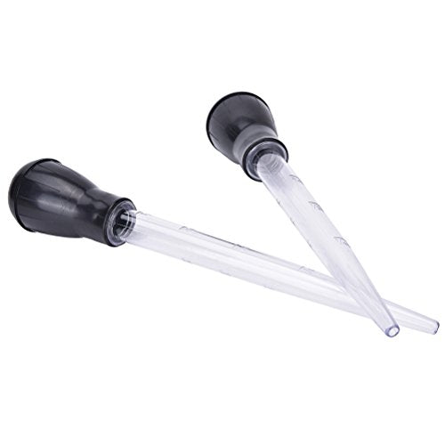 2 Pcs 11 Inch Turkey Baster with Silicone Bulb (2 Count)