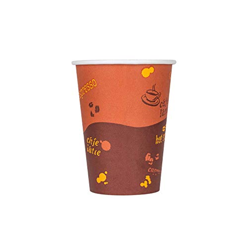 12 oz Paper Hot Coffee Cups [1000 ct] Disposable (1000 Count)