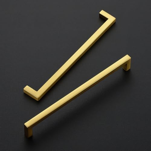Gold Cabinet Handles Solid Cabinet Pulls (5 Count)
