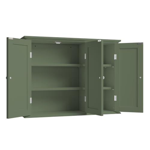 Laundry Cabinet with 3 Doors and Adjustable Shelves