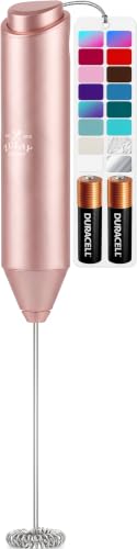Powerful Milk Frother AA Batteries Included
