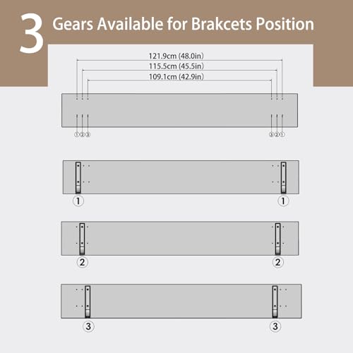 Long Wall Shelves (2 Count)