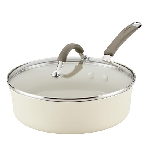 Cucina Ceramic Nonstick Saute Pan with Lid