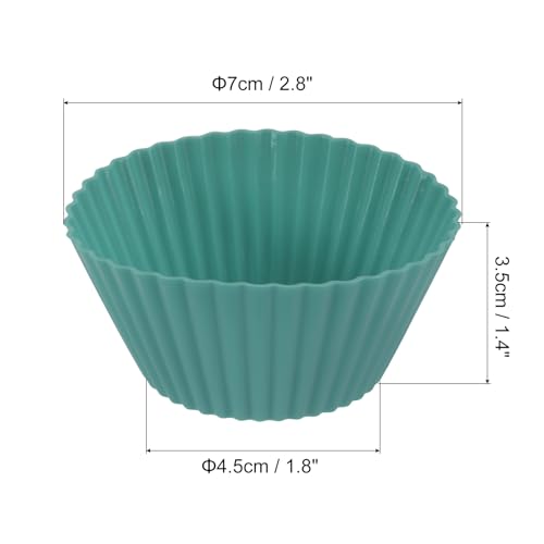 12Pcs Silicone Cupcake Liners