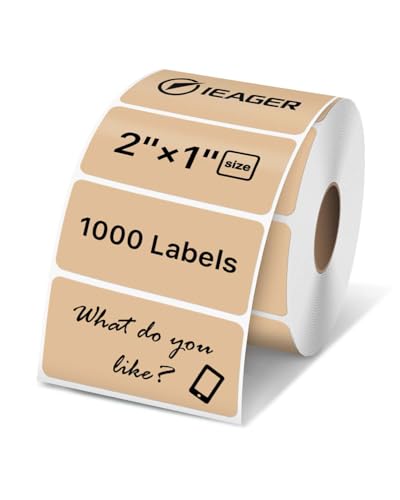 2x1 Inch Thermal Labels
