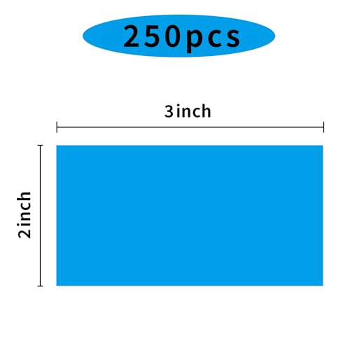 Colored Labels Stickers 3 x 2 Inch