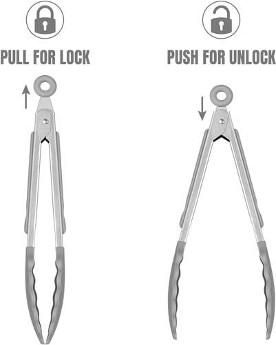 Mini Silicone Kitchen Tongs for Cooking