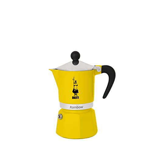 Rainbow Moka Pot in Yellow