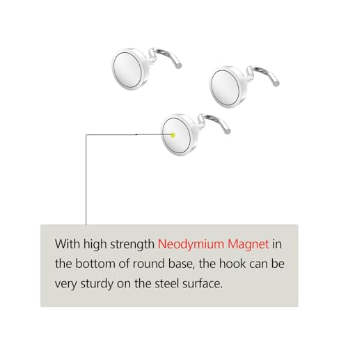 Heavy Duty Magnetic Hooks 5 (10 Count)
