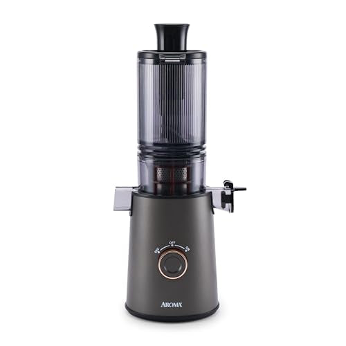 Cold Press Juice Machine Slow Masticating Fruit and Vegetable Juicer for Home with Large 4