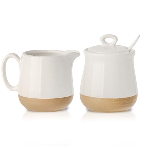 Ceramic Sugar and Creamer Set