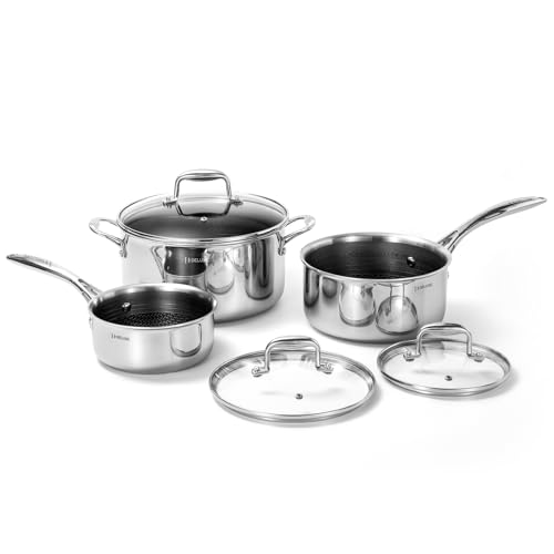 Hybrid Ceramic Nonstick 6 Pc Pot Set