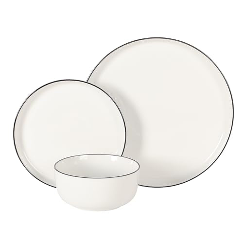 Oslo 12 Piece Porcelain Dinnerware Set