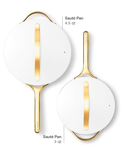 Non Stick Ceramic Sauté Pan with Lid
