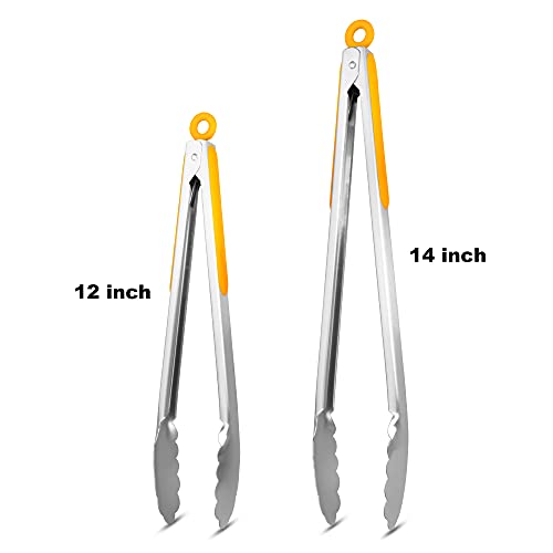 304 Stainless Steel Kitchen Cooking Tongs
