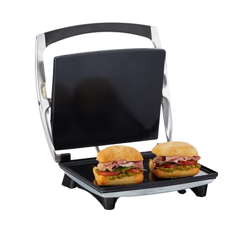 12 x 10 Inch Stainless Steel Electric Panini Press Ceramic