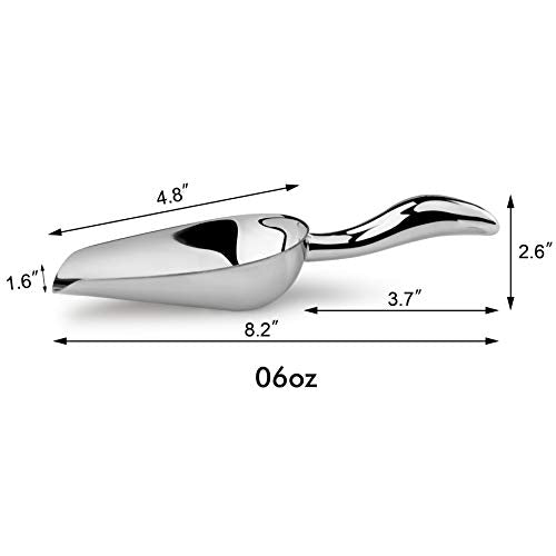 Restaurant Grade Stainless Steel Bar Ice Flour Utility Scoop