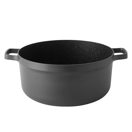 GEM Nonstick Cast Aluminum Stockpot with Glass Lid
