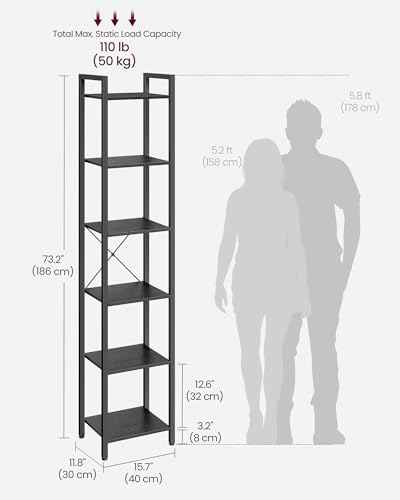 6 Tier Bookshelf