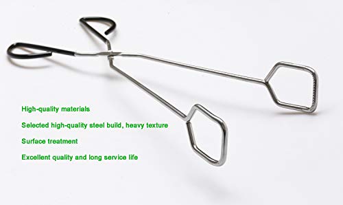 3Pcs 16 Inch Extra Long Stainless Steel Kitchen Scissor Tongs (3 Count)
