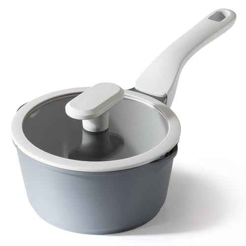 Ceramic Nonstick Saucepan with Lid
